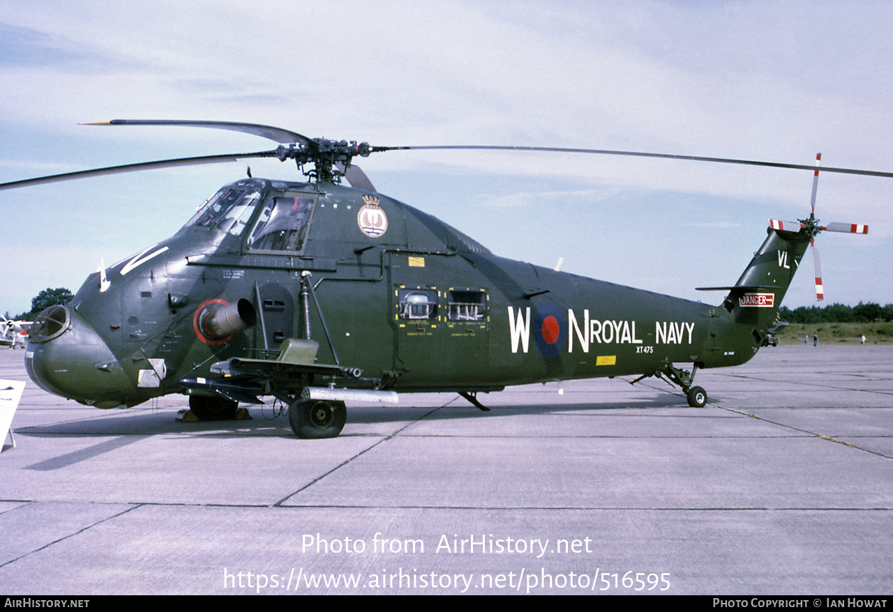 Aircraft Photo of XT475 | Westland WS-58 Wessex HU.5 | UK - Navy | AirHistory.net #516595