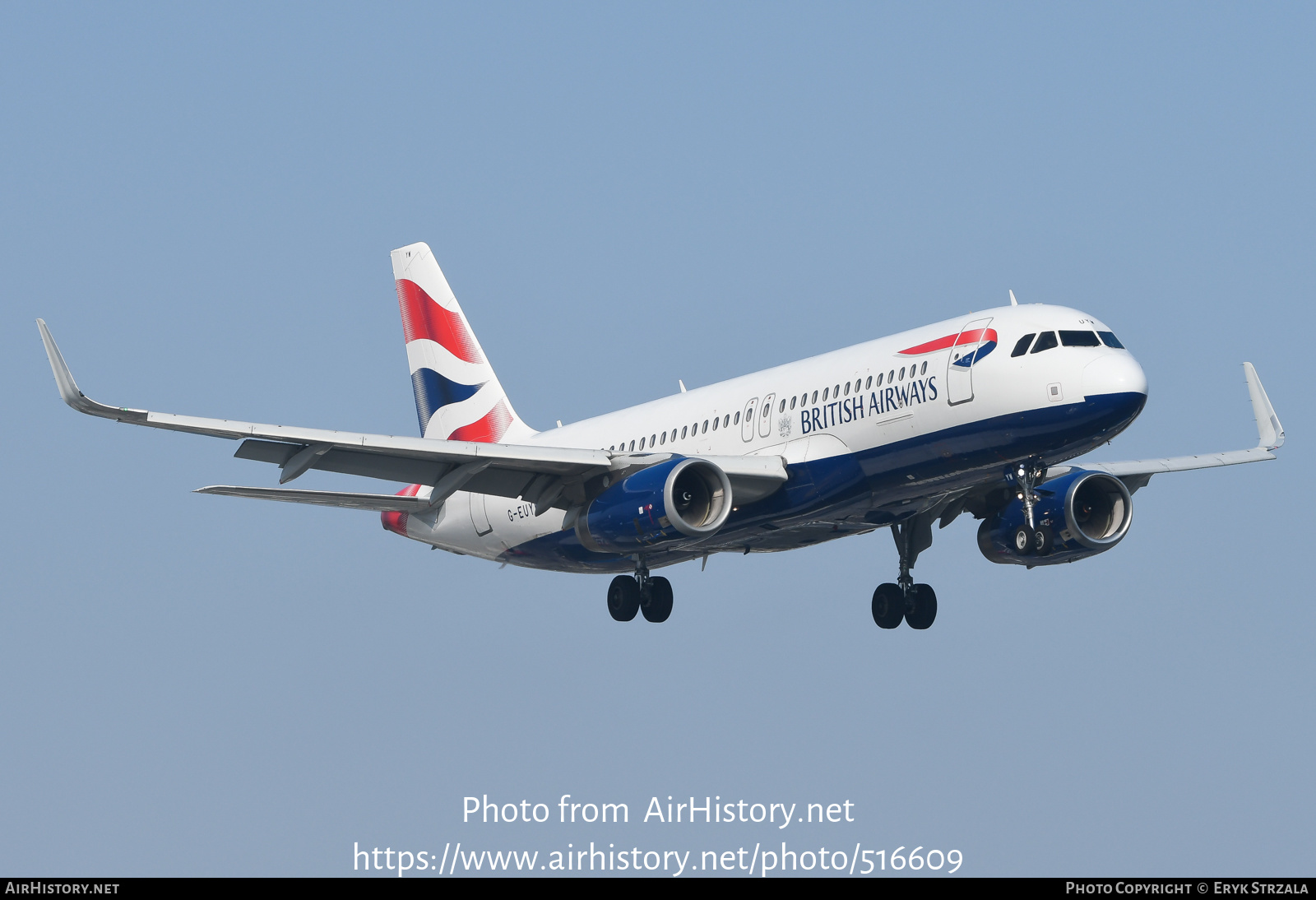 Aircraft Photo of G-EUYW | Airbus A320-232 | British Airways | AirHistory.net #516609