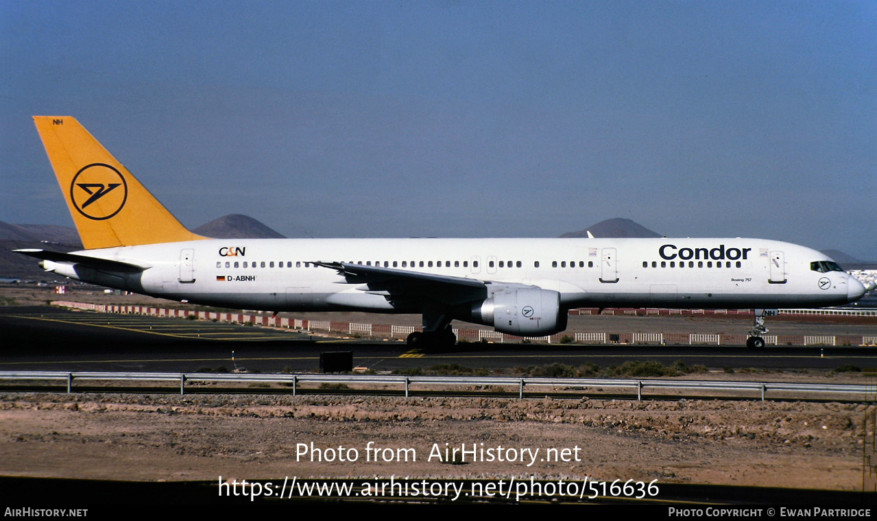 Aircraft Photo of D-ABNH | Boeing 757-230 | Condor Flugdienst | AirHistory.net #516636