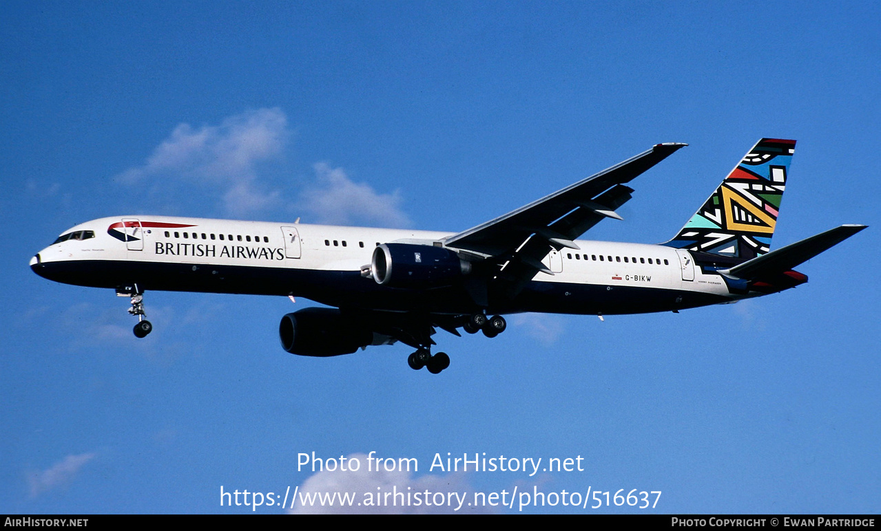 Aircraft Photo of G-BIKW | Boeing 757-236 | British Airways | AirHistory.net #516637