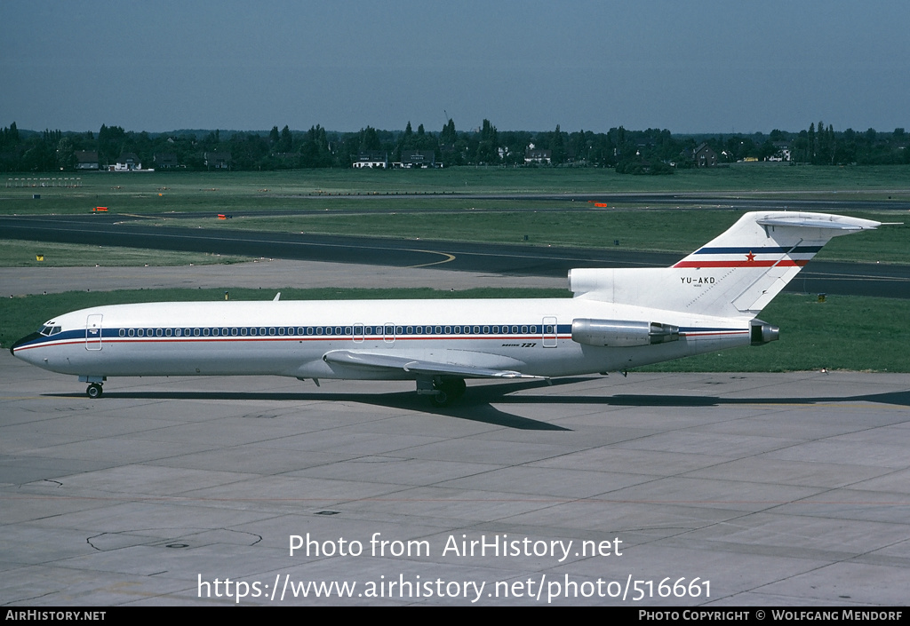 Aircraft Photo of YU-AKD / 14302 | Boeing 727-2L8/Adv | Yugoslavia Government | AirHistory.net #516661