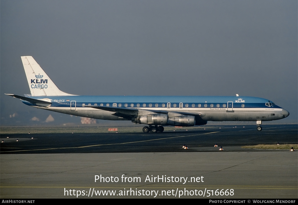 Aircraft Photo of PH-DCZ | Douglas DC-8-55CF Jet Trader | KLM - Royal Dutch Airlines Cargo | AirHistory.net #516668