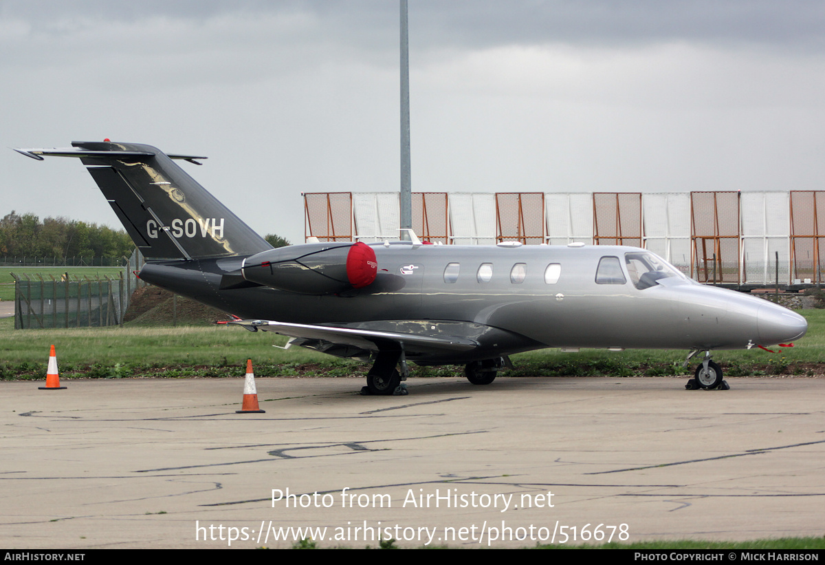 Aircraft Photo of G-SOVH | Cessna 525 CitationJet CJ1+ | AirHistory.net #516678