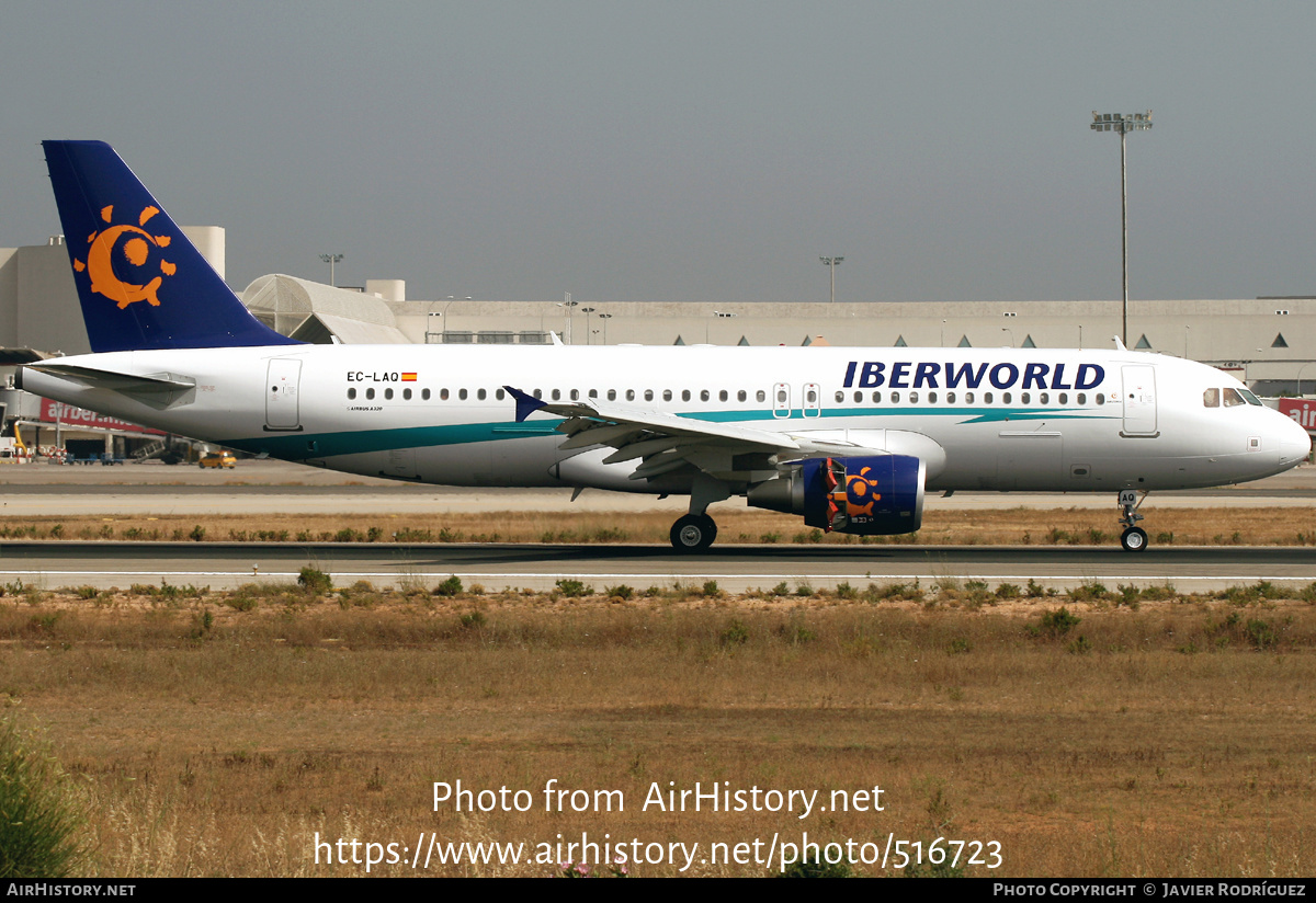 Aircraft Photo of EC-LAQ | Airbus A320-214 | Iberworld Airlines | AirHistory.net #516723