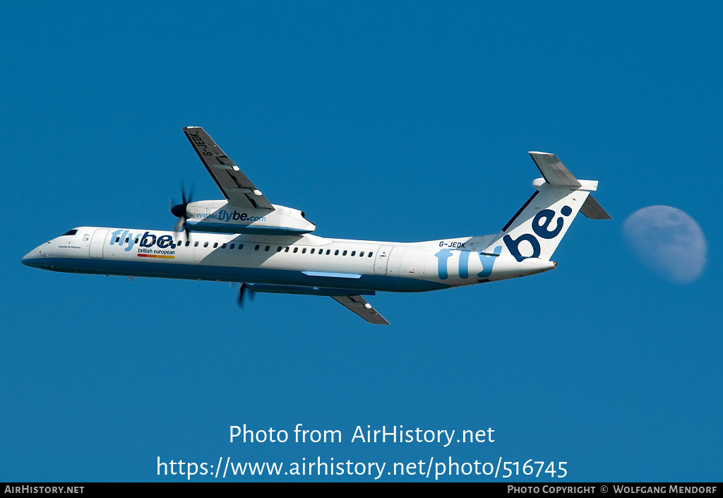 Aircraft Photo of G-JEDK | Bombardier DHC-8-402 Dash 8 | Flybe - British European | AirHistory.net #516745