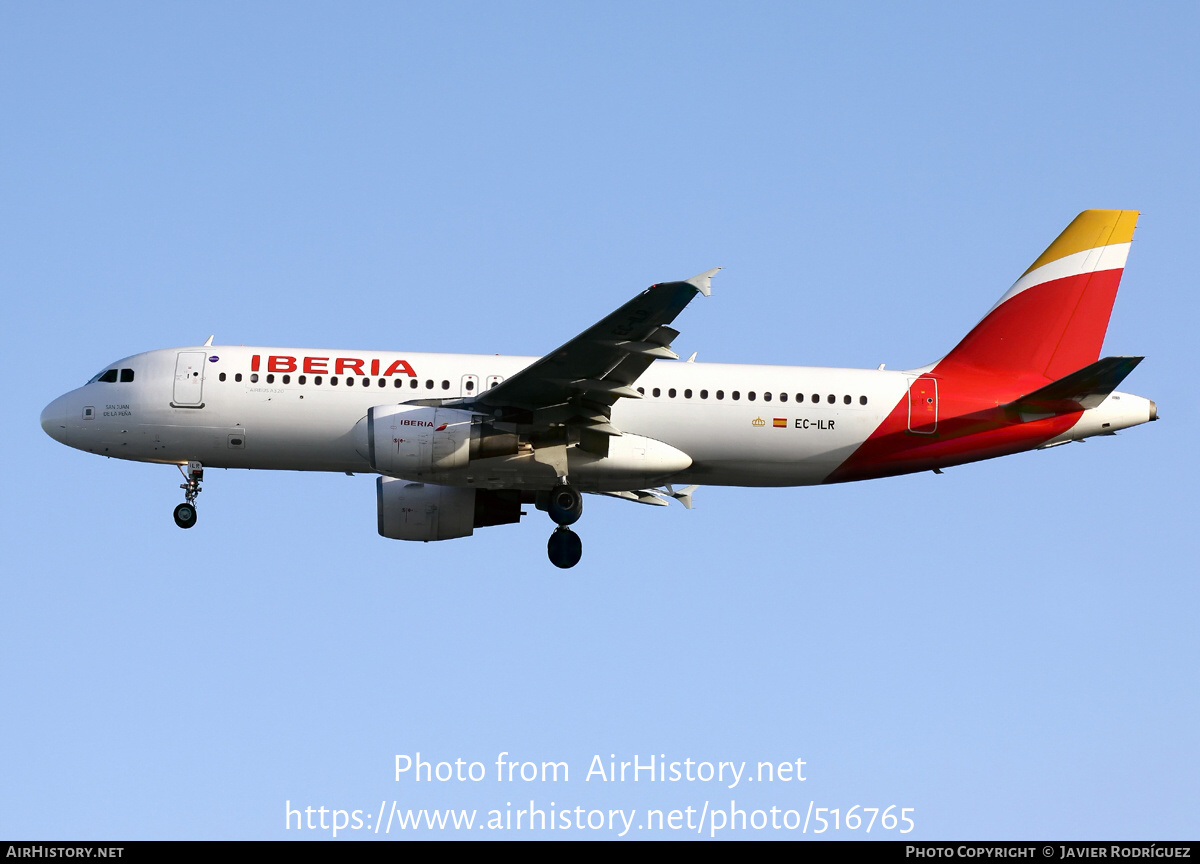 Aircraft Photo of EC-ILR | Airbus A320-214 | Iberia | AirHistory.net #516765