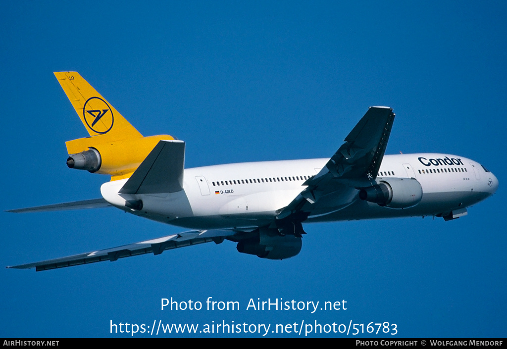 Aircraft Photo of D-ADLO | McDonnell Douglas DC-10-30 | Condor Flugdienst | AirHistory.net #516783