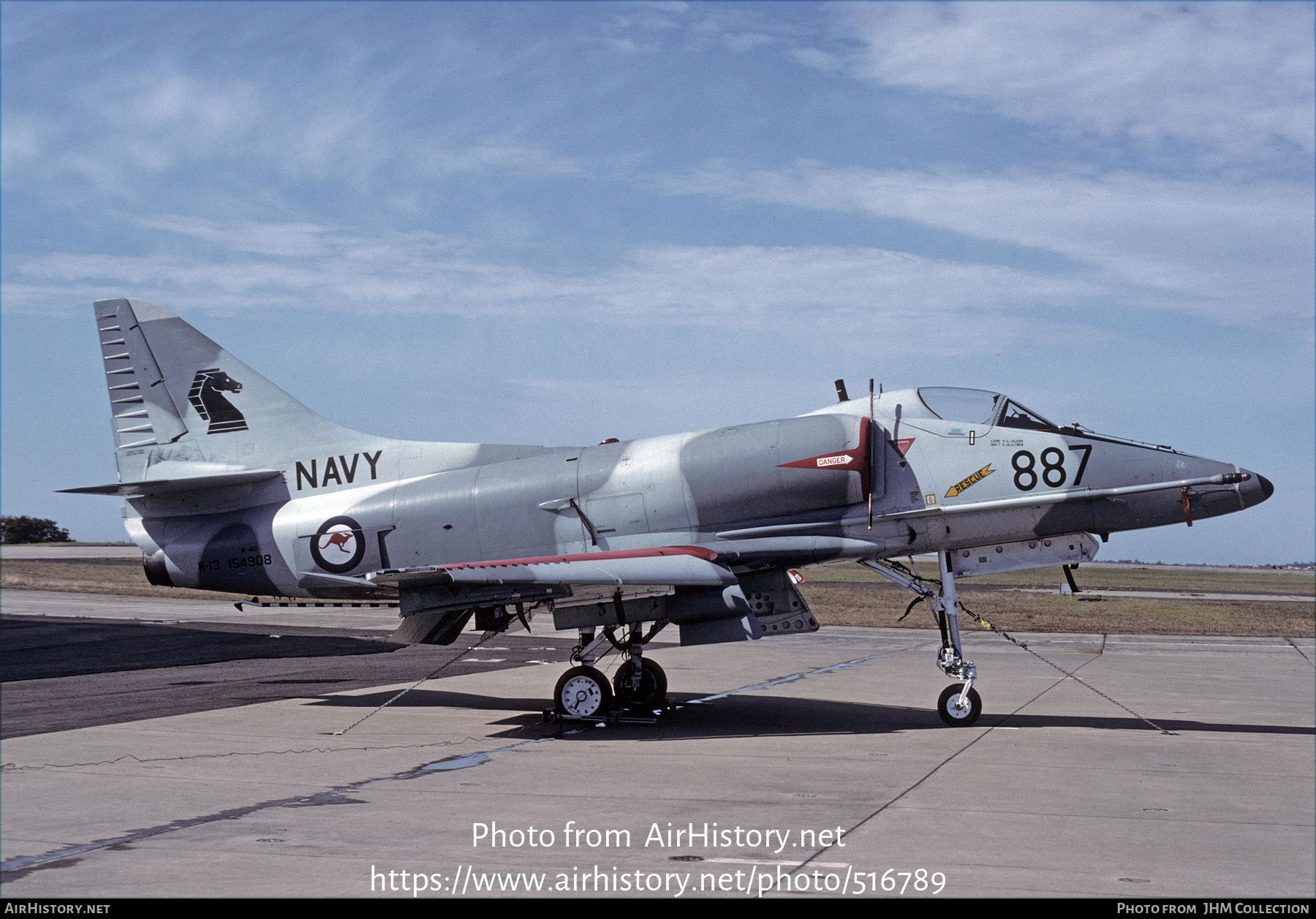 Aircraft Photo of N13-154908 | Douglas A-4G Skyhawk | Australia - Navy | AirHistory.net #516789