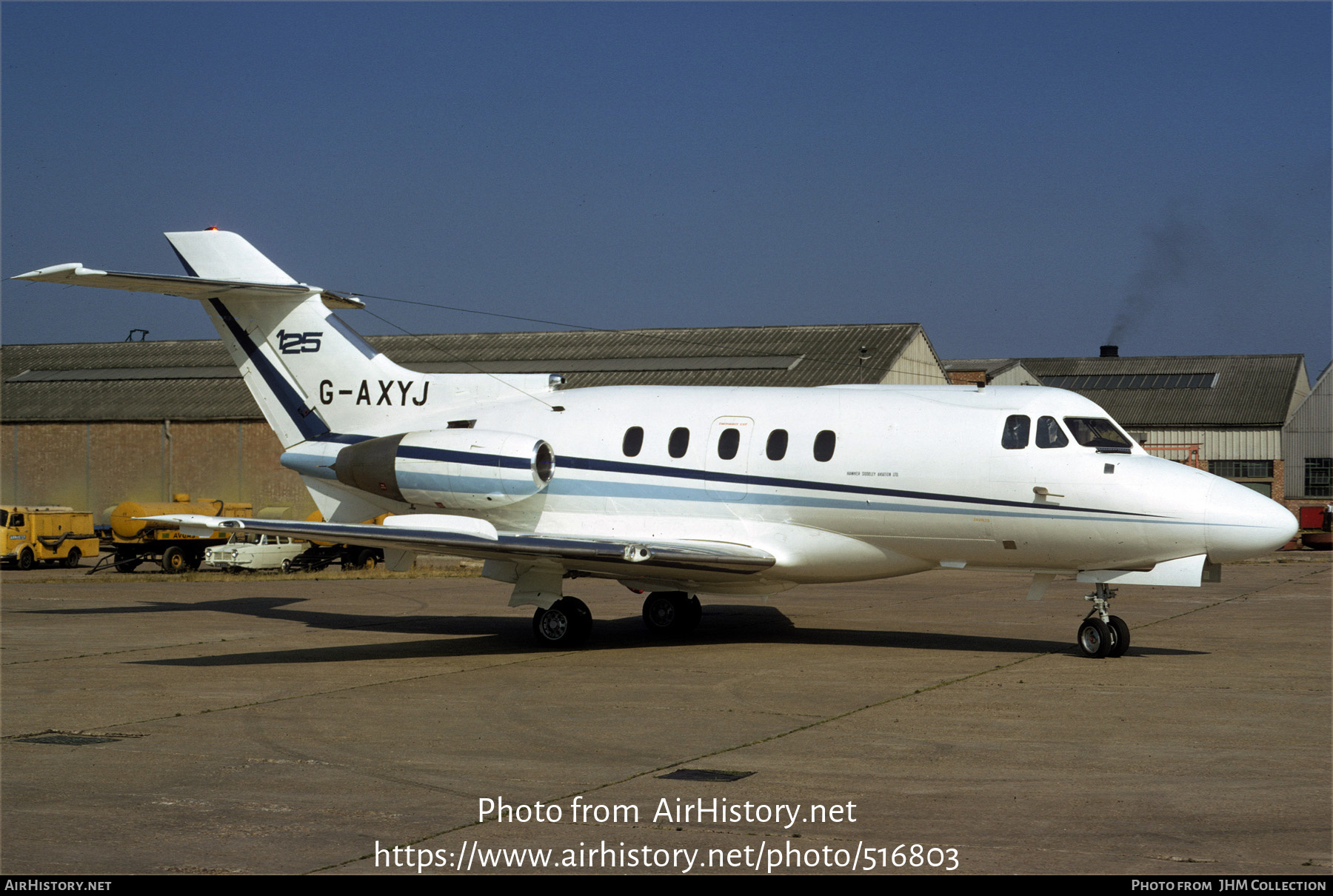 Aircraft Photo of G-AXYJ | Hawker Siddeley HS-125-400B | Hawker Siddeley Aviation | AirHistory.net #516803