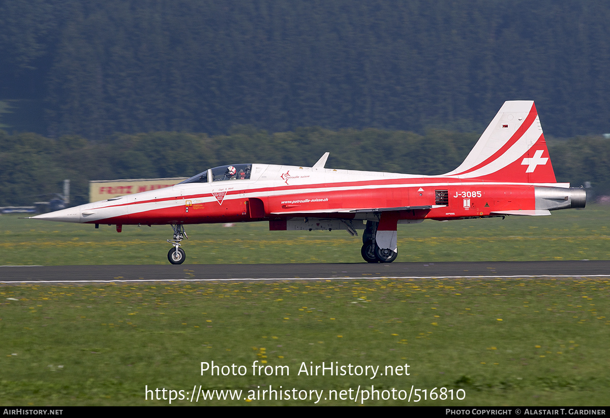 Aircraft Photo of J-3085 | Northrop F-5E Tiger II | Switzerland - Air Force | AirHistory.net #516810