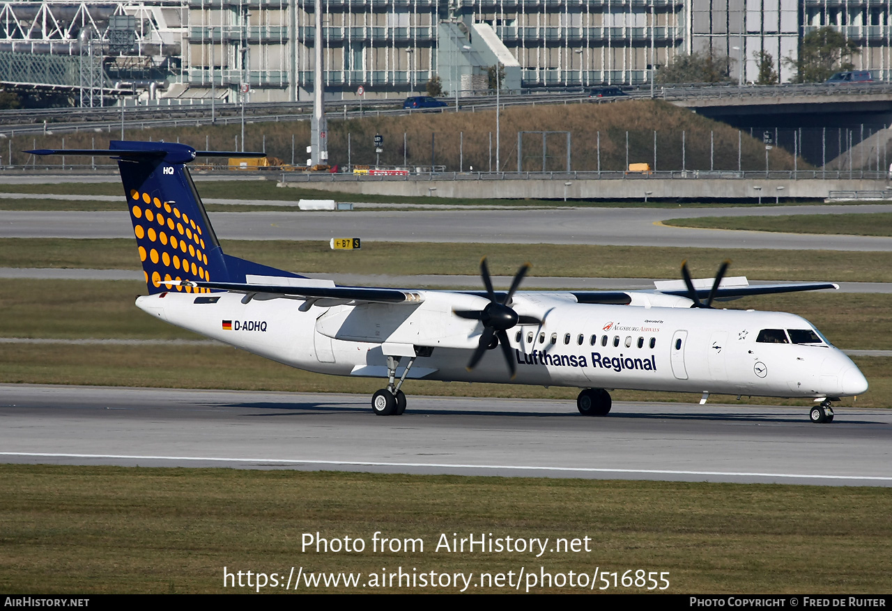 Aircraft Photo of D-ADHQ | Bombardier DHC-8-402 Dash 8 | Lufthansa Regional | AirHistory.net #516855