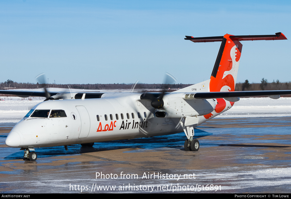 Aircraft Photo of C-FYAI | De Havilland Canada DHC-8-314 Dash 8 | Air Inuit | AirHistory.net #516891