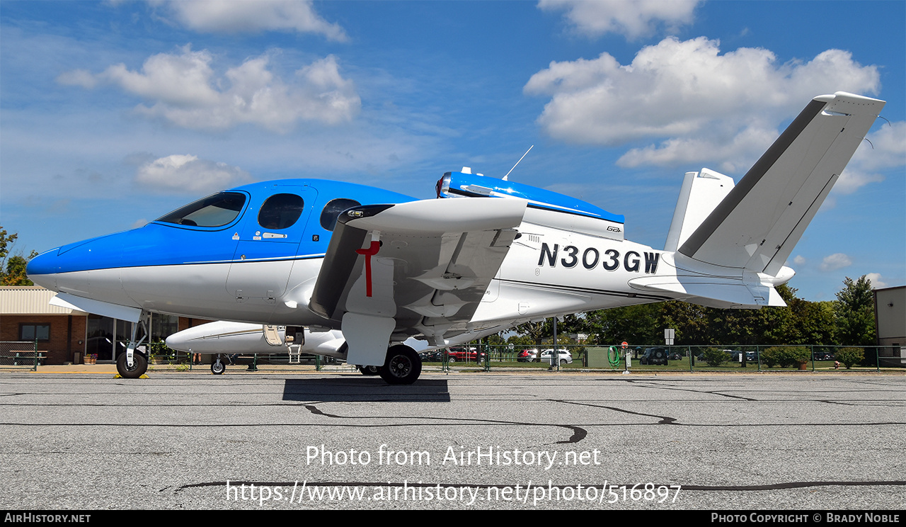 Aircraft Photo of N303GW | Cirrus SF-50 Vision G2+ | AirHistory.net #516897