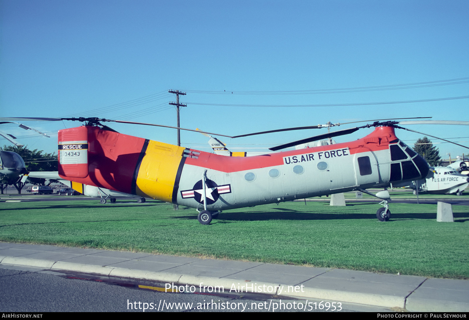 Aircraft Photo of 34343 | Piasecki CH-21B Workhorse | USA - Air Force | AirHistory.net #516953