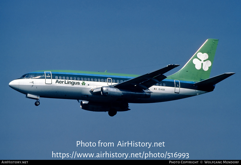 Aircraft Photo of EI-ASA | Boeing 737-248 | Aer Lingus | AirHistory.net #516993