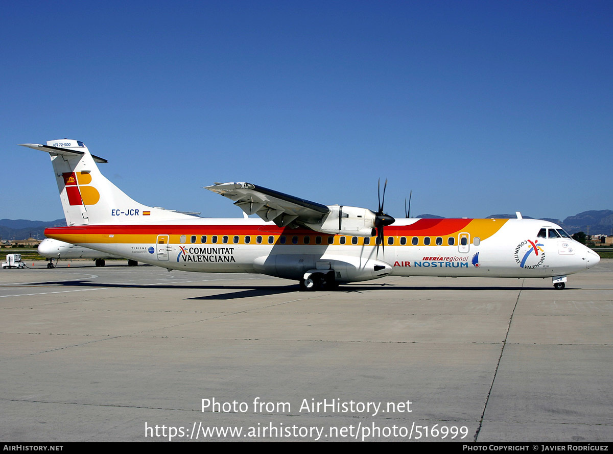 Aircraft Photo of EC-JCR | ATR ATR-72-500 (ATR-72-212A) | Iberia Regional | AirHistory.net #516999