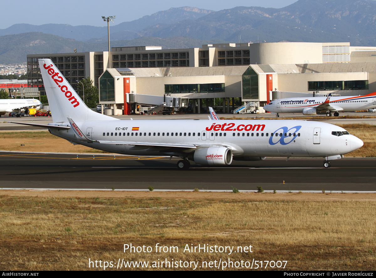 Aircraft Photo of EC-IDT | Boeing 737-86Q | Jet2 | AirHistory.net #517007