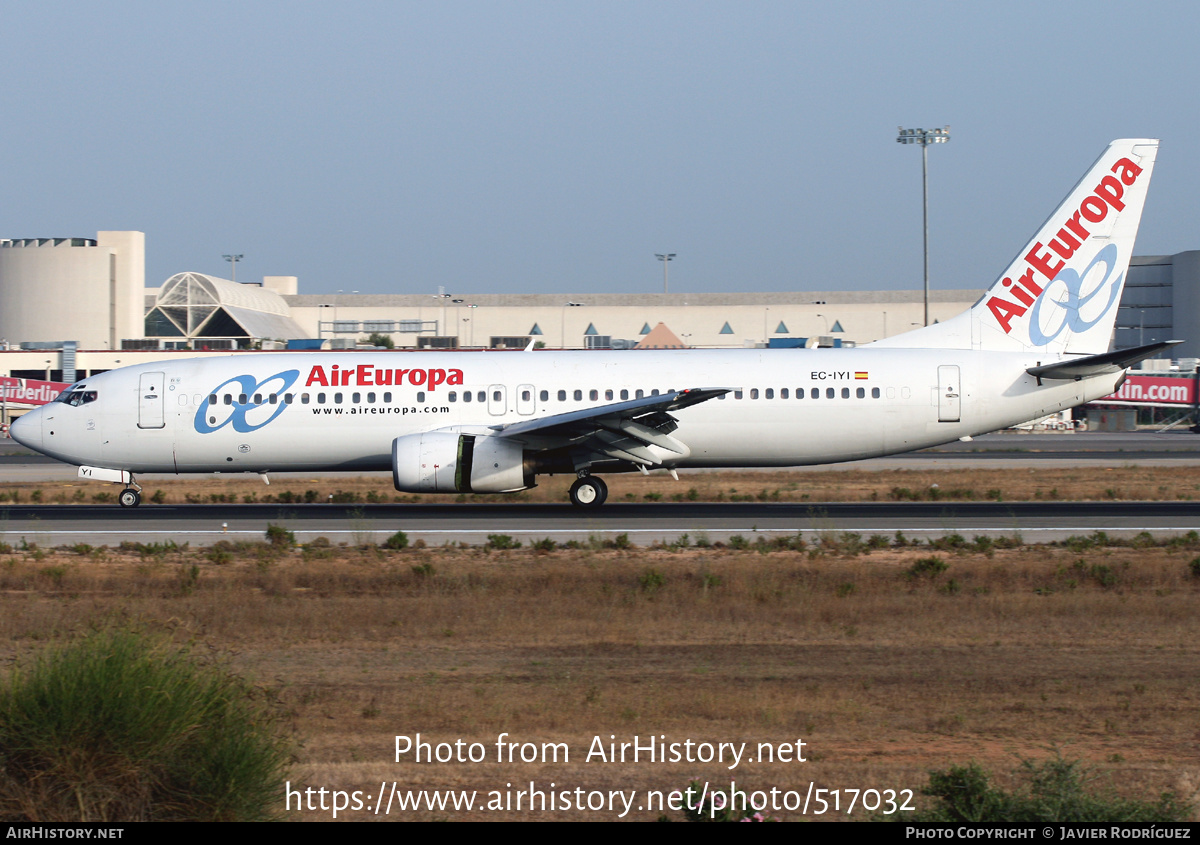 Aircraft Photo of EC-IYI | Boeing 737-883 | Air Europa | AirHistory.net #517032