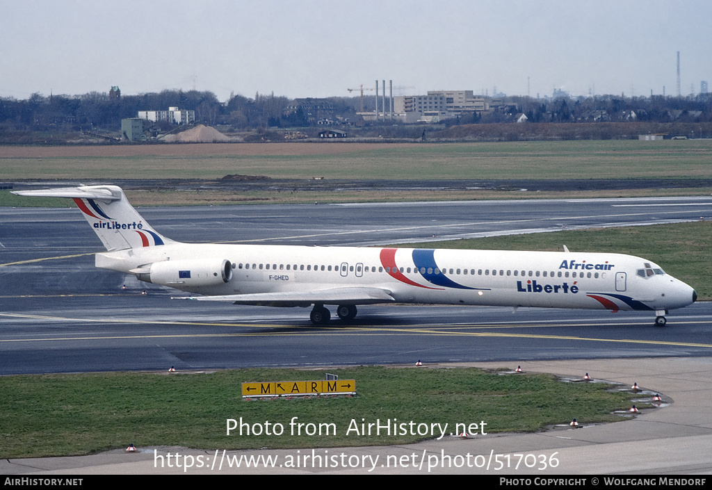 Aircraft Photo of F-GHED | McDonnell Douglas MD-83 (DC-9-83) | Air Liberté | AirHistory.net #517036