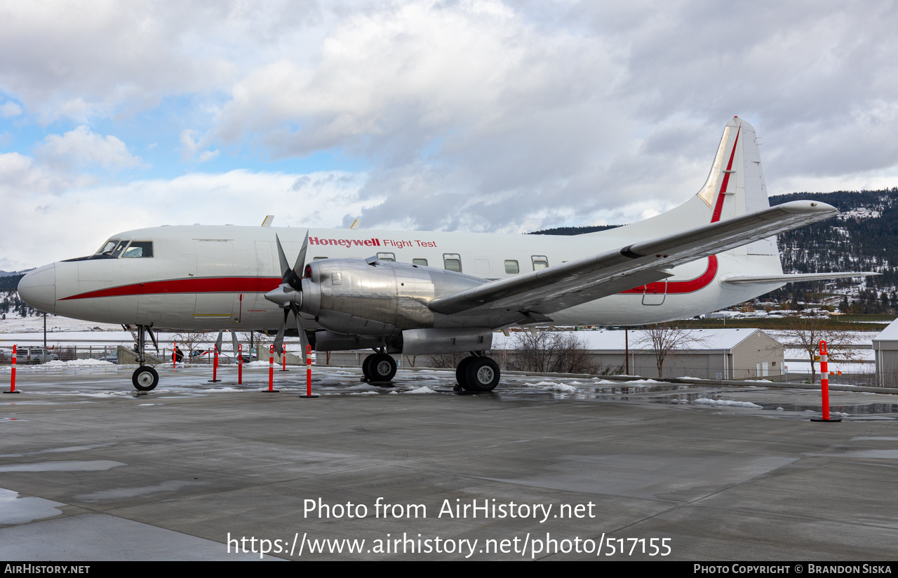 Aircraft Photo of N580HW | Convair 580 | Honeywell Flight Test | AirHistory.net #517155