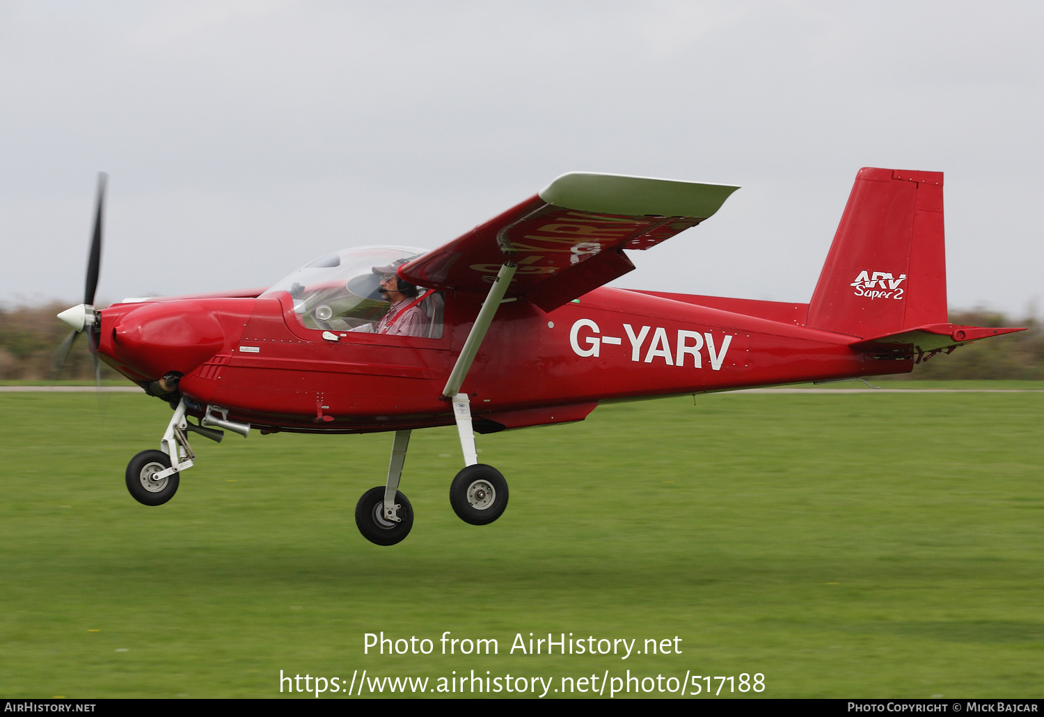 Aircraft Photo of G-YARV | ARV ARV-1 Super 2 | AirHistory.net #517188