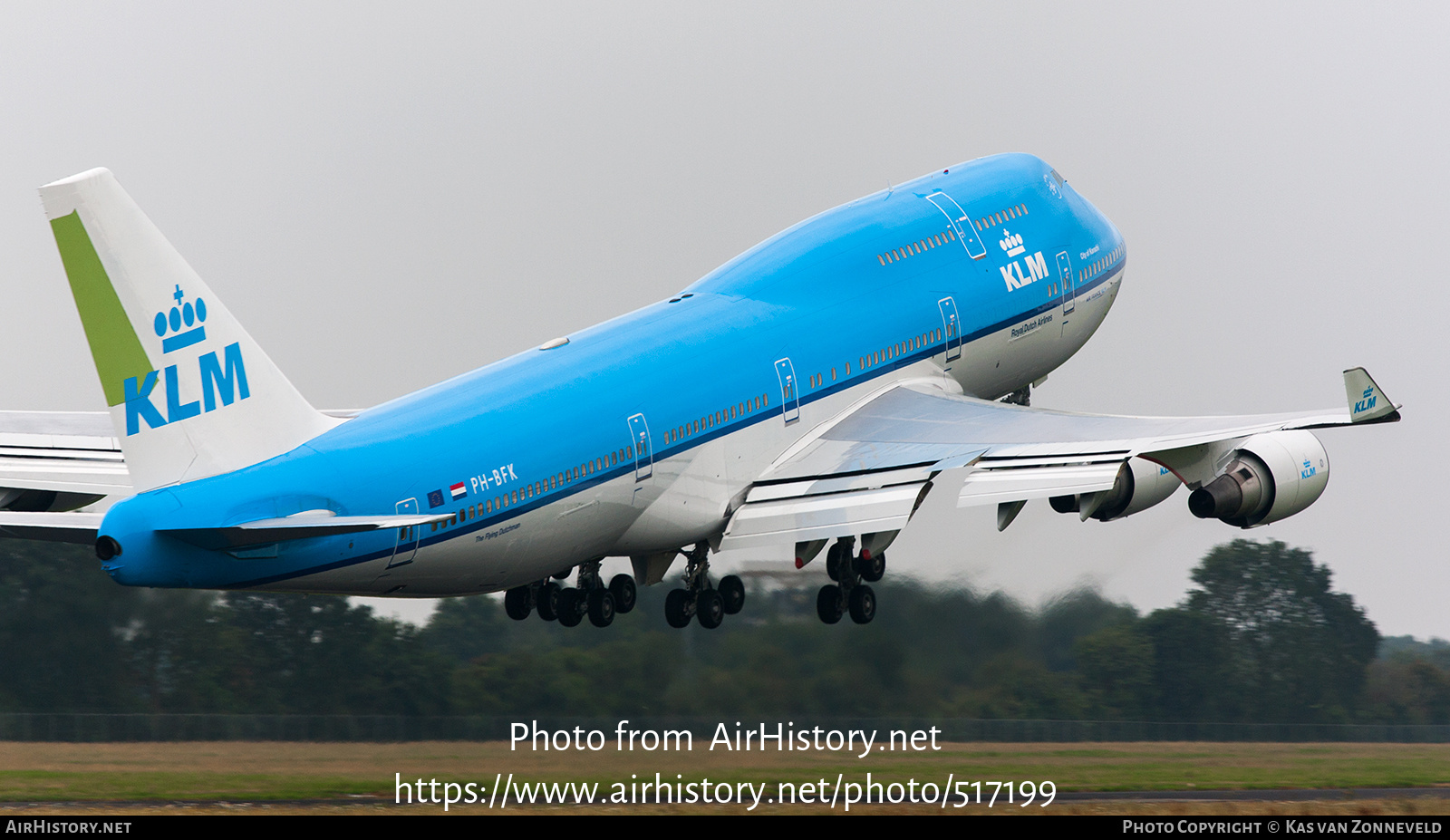 Aircraft Photo of PH-BFK | Boeing 747-406M | KLM - Royal Dutch Airlines | AirHistory.net #517199