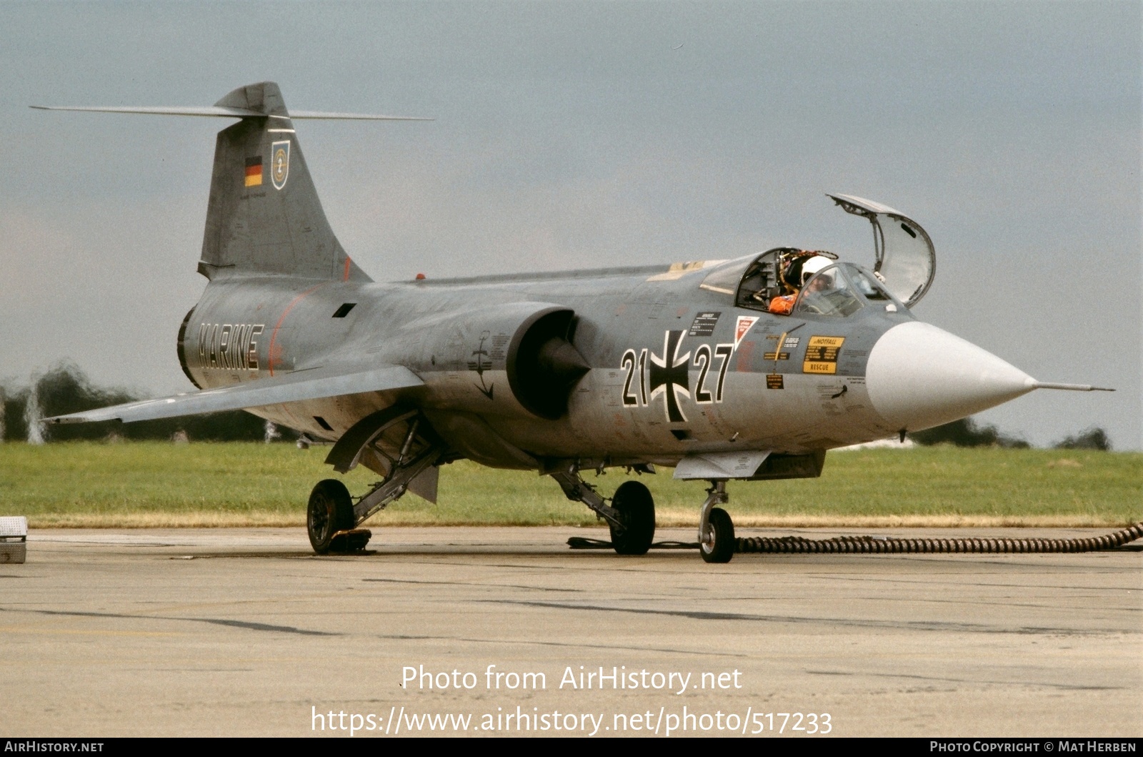 Aircraft Photo of 2127 | Lockheed RF-104G Starfighter | Germany - Navy | AirHistory.net #517233