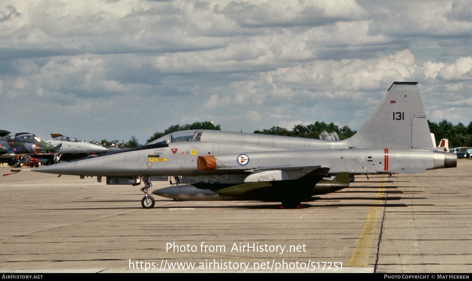 Aircraft Photo of 131 | Northrop F-5A Freedom Fighter | Norway - Air Force | AirHistory.net #517251