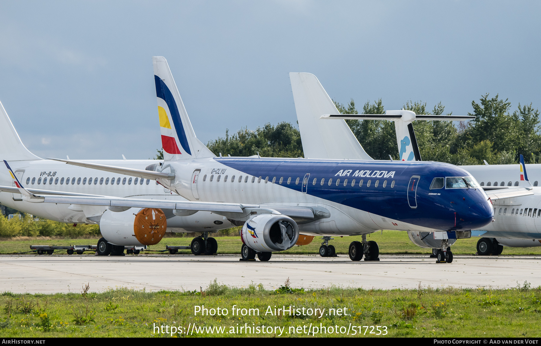 Aircraft Photo of G-CLYU | Embraer 190LR (ERJ-190-100LR) | Air Moldova | AirHistory.net #517253