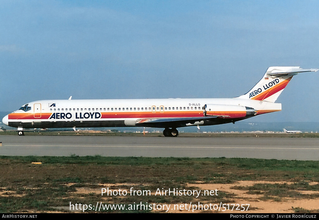 Aircraft Photo of D-ALLG | McDonnell Douglas MD-87 (DC-9-87) | Aero Lloyd | AirHistory.net #517257