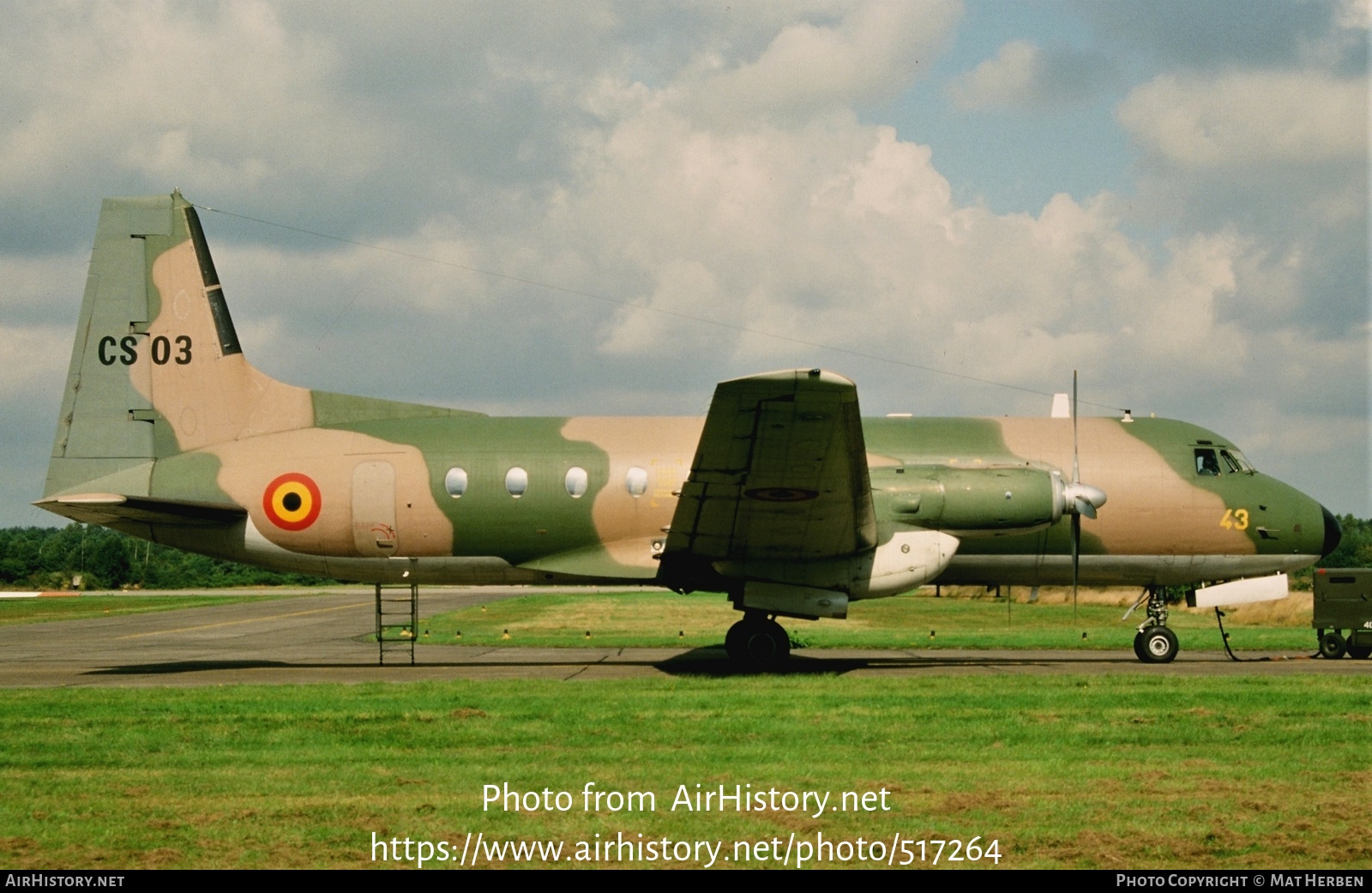 Aircraft Photo of CS03 | Hawker Siddeley HS-748 Srs2A/288LFD | Belgium - Air Force | AirHistory.net #517264