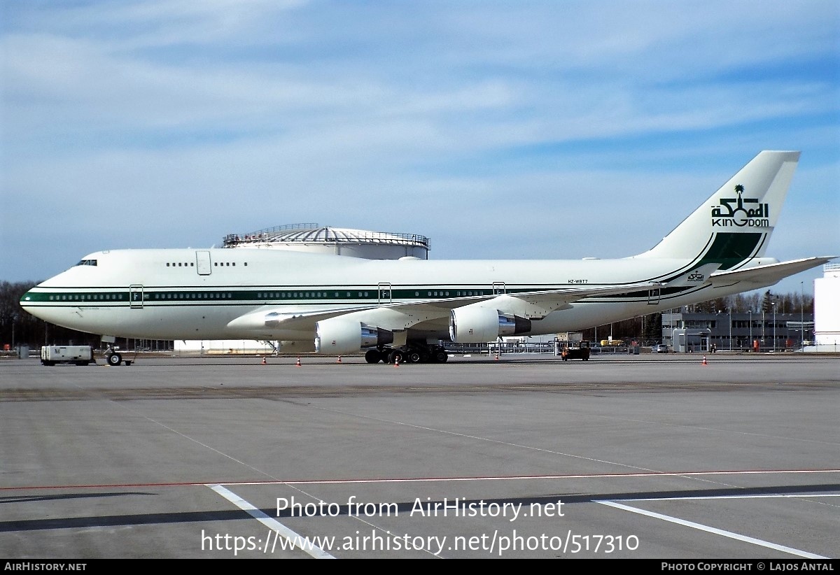 Aircraft Photo of HZ-WBT7 | Boeing 747-4J6 | Kingdom Holding Company | AirHistory.net #517310