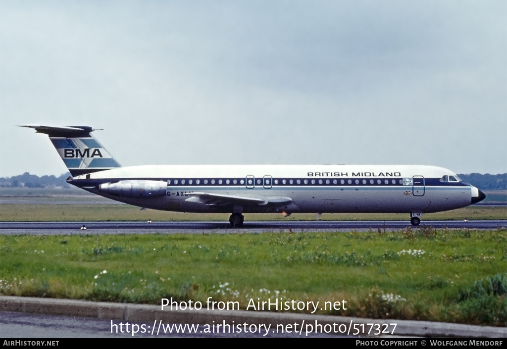 Aircraft Photo of G-AXLM | BAC 111-523FJ One-Eleven | British Midland Airways - BMA | AirHistory.net #517327