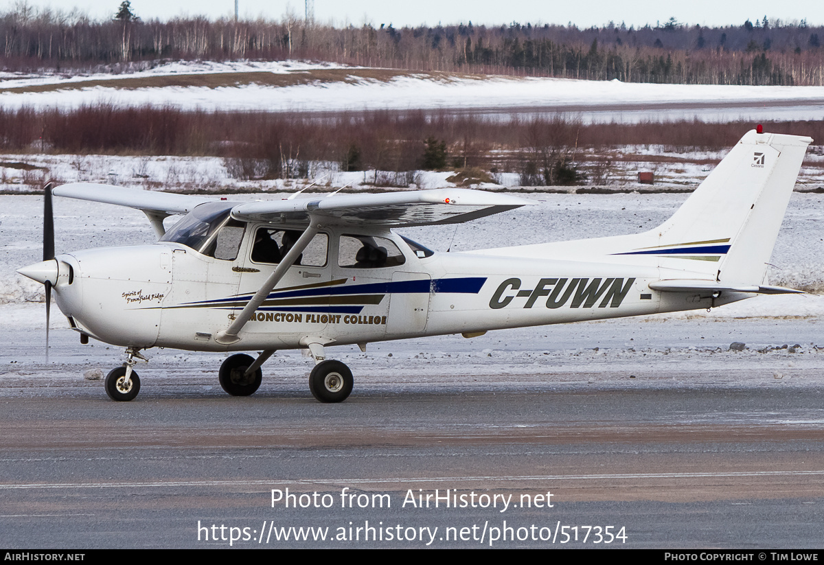 Aircraft Photo of C-FUWN | Cessna 172 Skyhawk | Moncton Flight College | AirHistory.net #517354