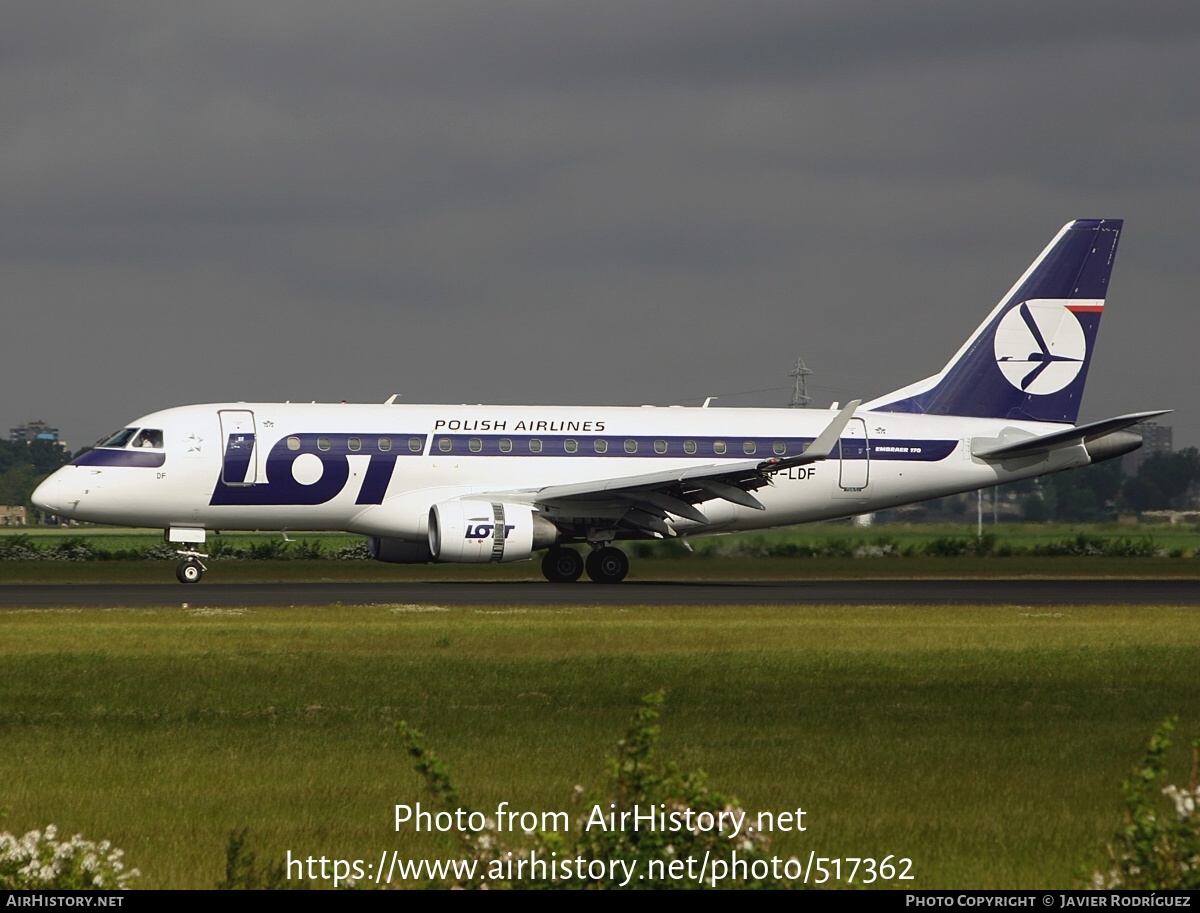 Aircraft Photo of SP-LDF | Embraer 170LR (ERJ-170-100LR) | LOT Polish Airlines - Polskie Linie Lotnicze | AirHistory.net #517362