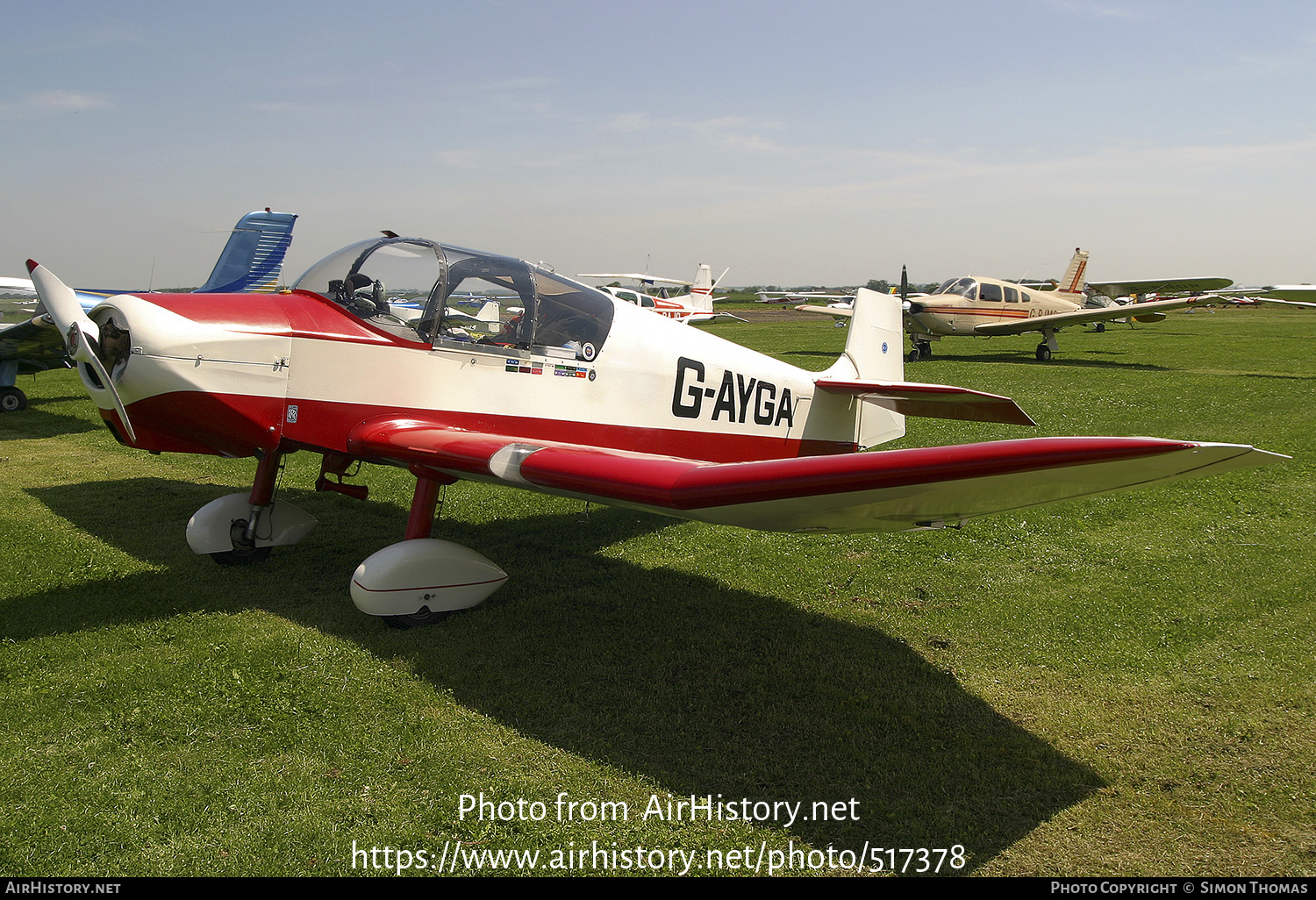 Aircraft Photo of G-AYGA | SAN Jodel D-117 | AirHistory.net #517378