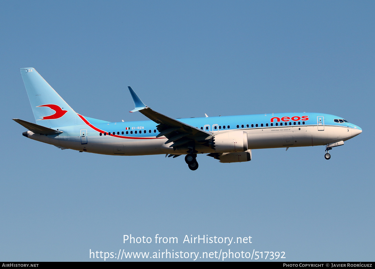 Aircraft Photo of EI-RZA | Boeing 737-8 Max 8 | Neos | AirHistory.net #517392