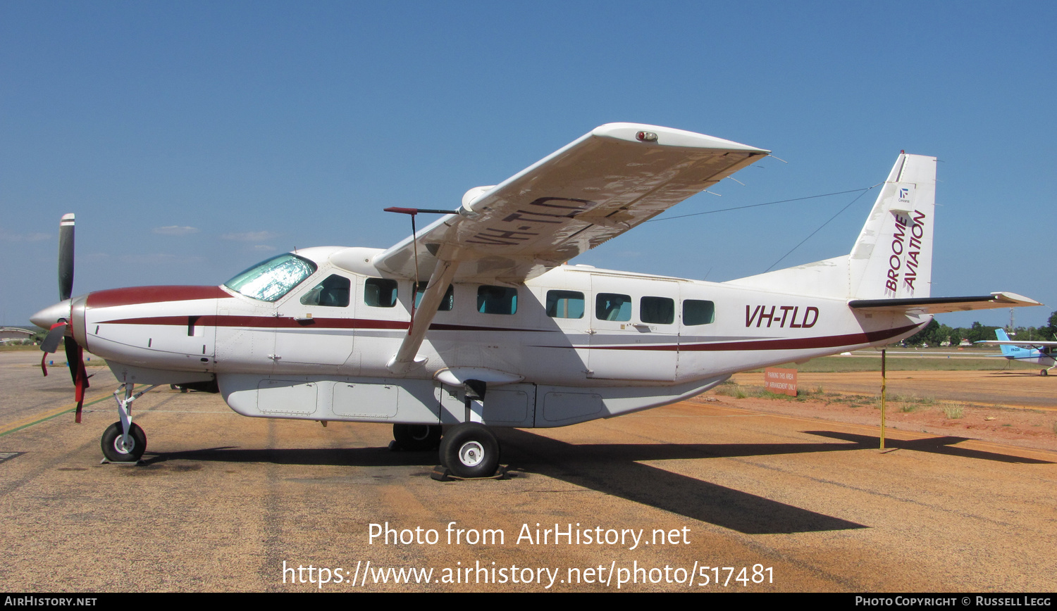 Aircraft Photo of VH-TLD | Cessna 208B Grand Caravan | Broome Aviation | AirHistory.net #517481