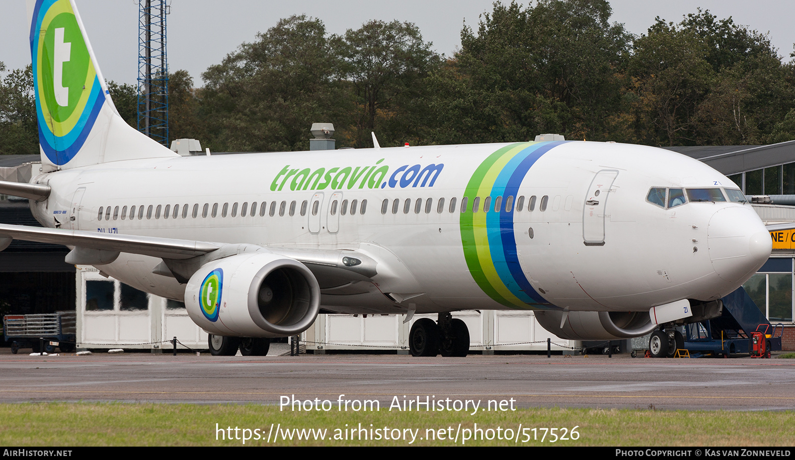 Aircraft Photo of PH-HZI | Boeing 737-8K2 | Transavia | AirHistory.net #517526