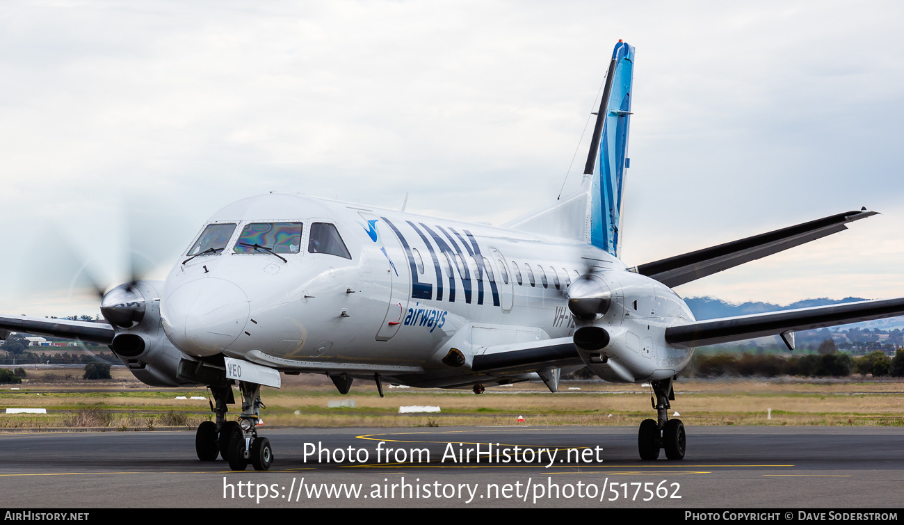 Aircraft Photo of VH-VEO | Saab 340B | Link Airways | AirHistory.net #517562