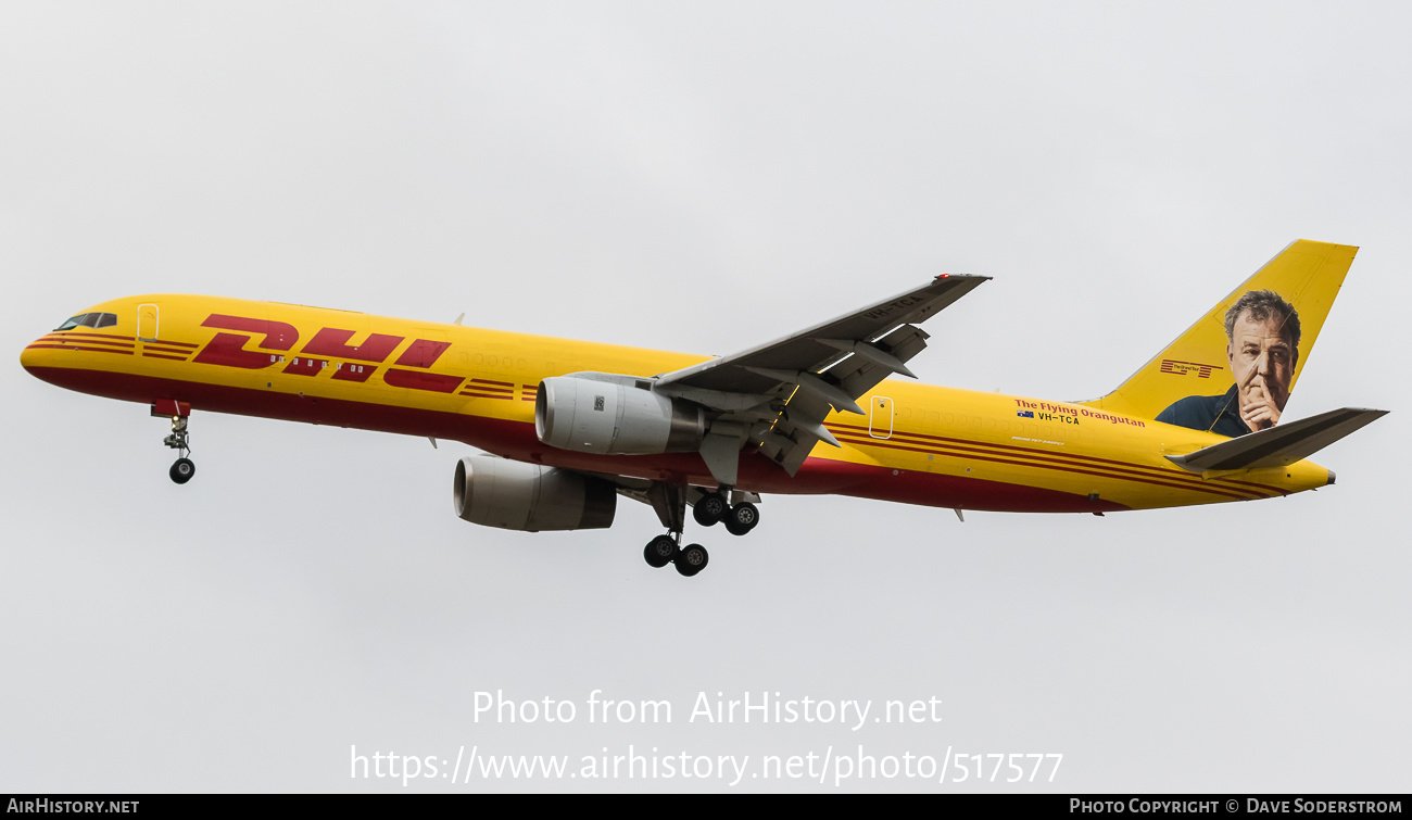 Aircraft Photo of VH-TCA | Boeing 757-236(PCF) | DHL International | AirHistory.net #517577