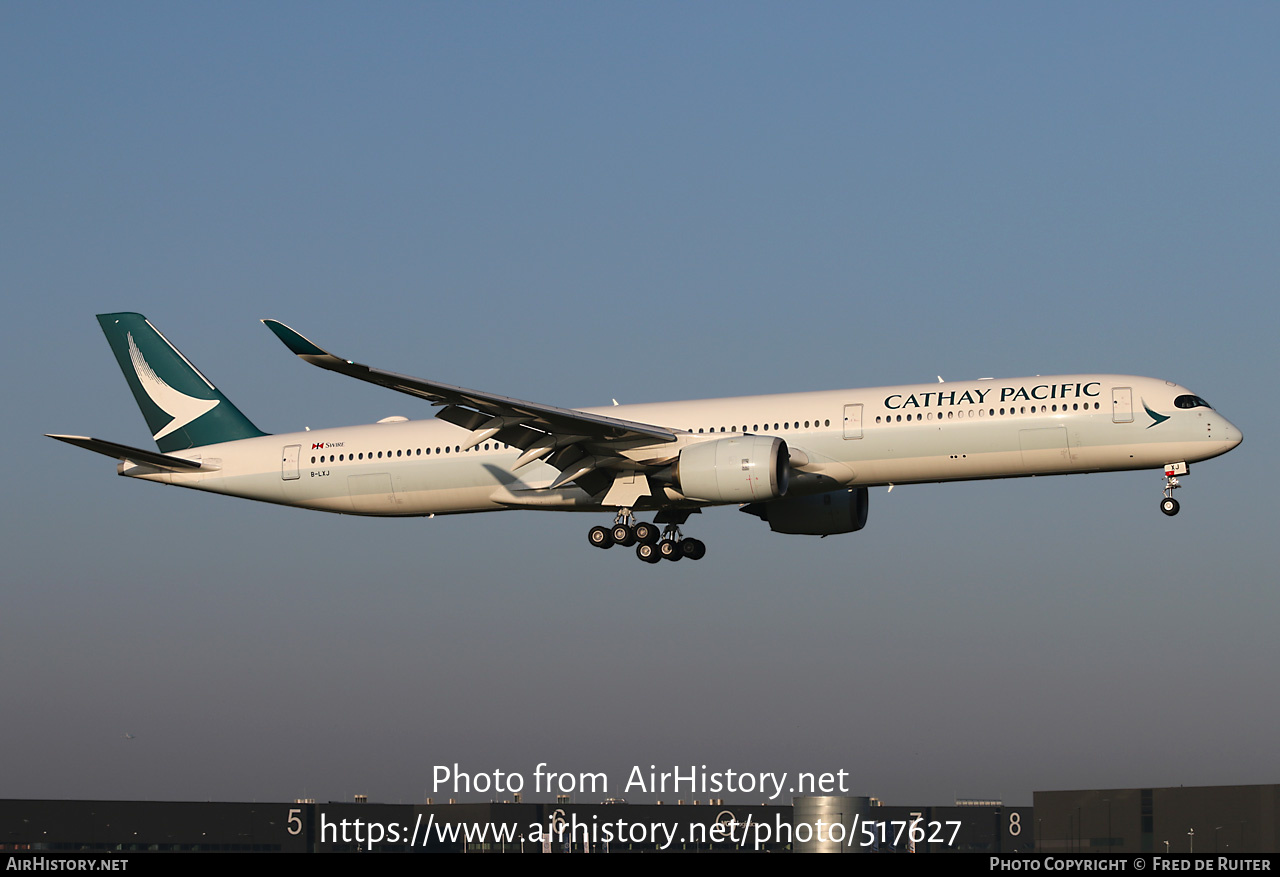 Aircraft Photo of B-LXJ | Airbus A350-1041 | Cathay Pacific Airways | AirHistory.net #517627