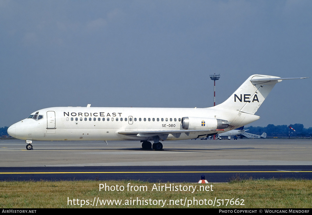 Aircraft Photo of SE-DBO | McDonnell Douglas DC-9-21 | Nordic East Airways - NEA | AirHistory.net #517662