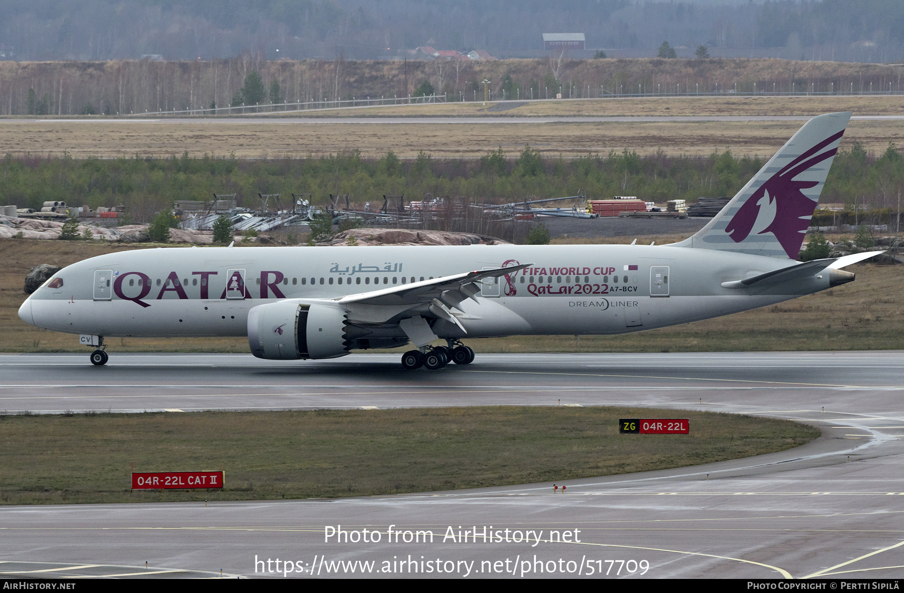 Aircraft Photo of A7-BCV | Boeing 787-8 Dreamliner | Qatar Airways | AirHistory.net #517709