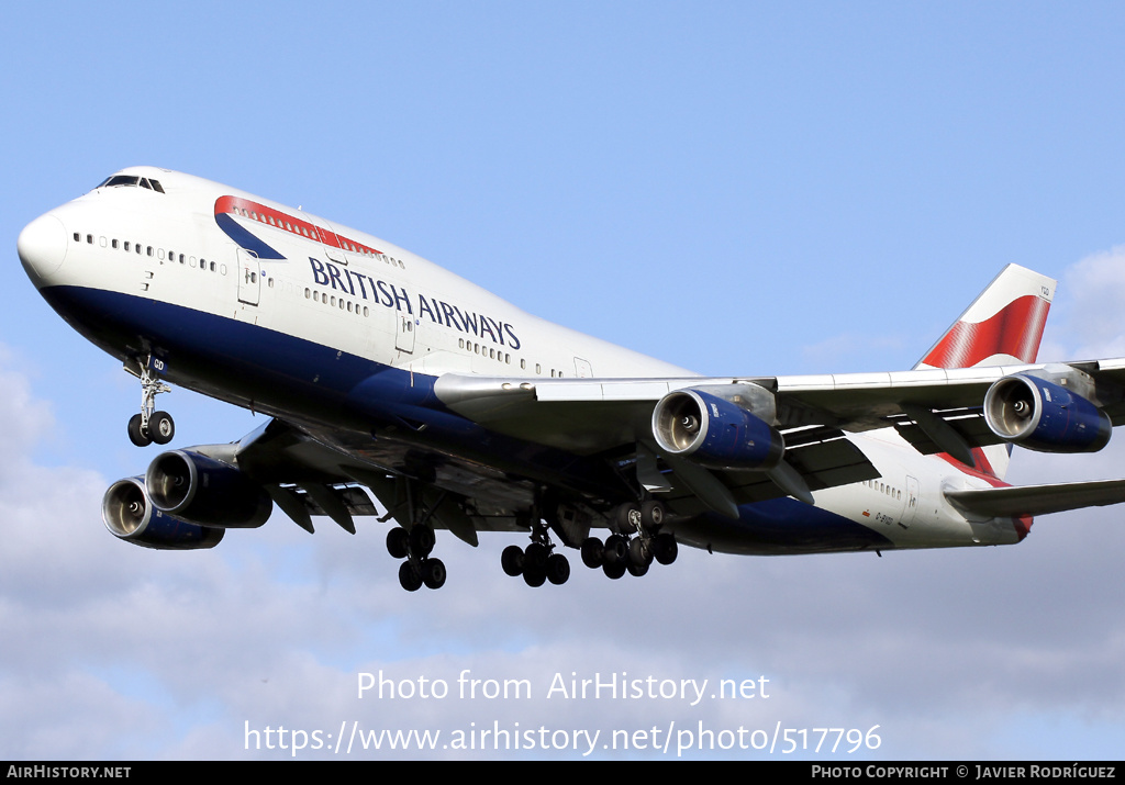 Aircraft Photo of G-BYGD | Boeing 747-436 | British Airways | AirHistory.net #517796