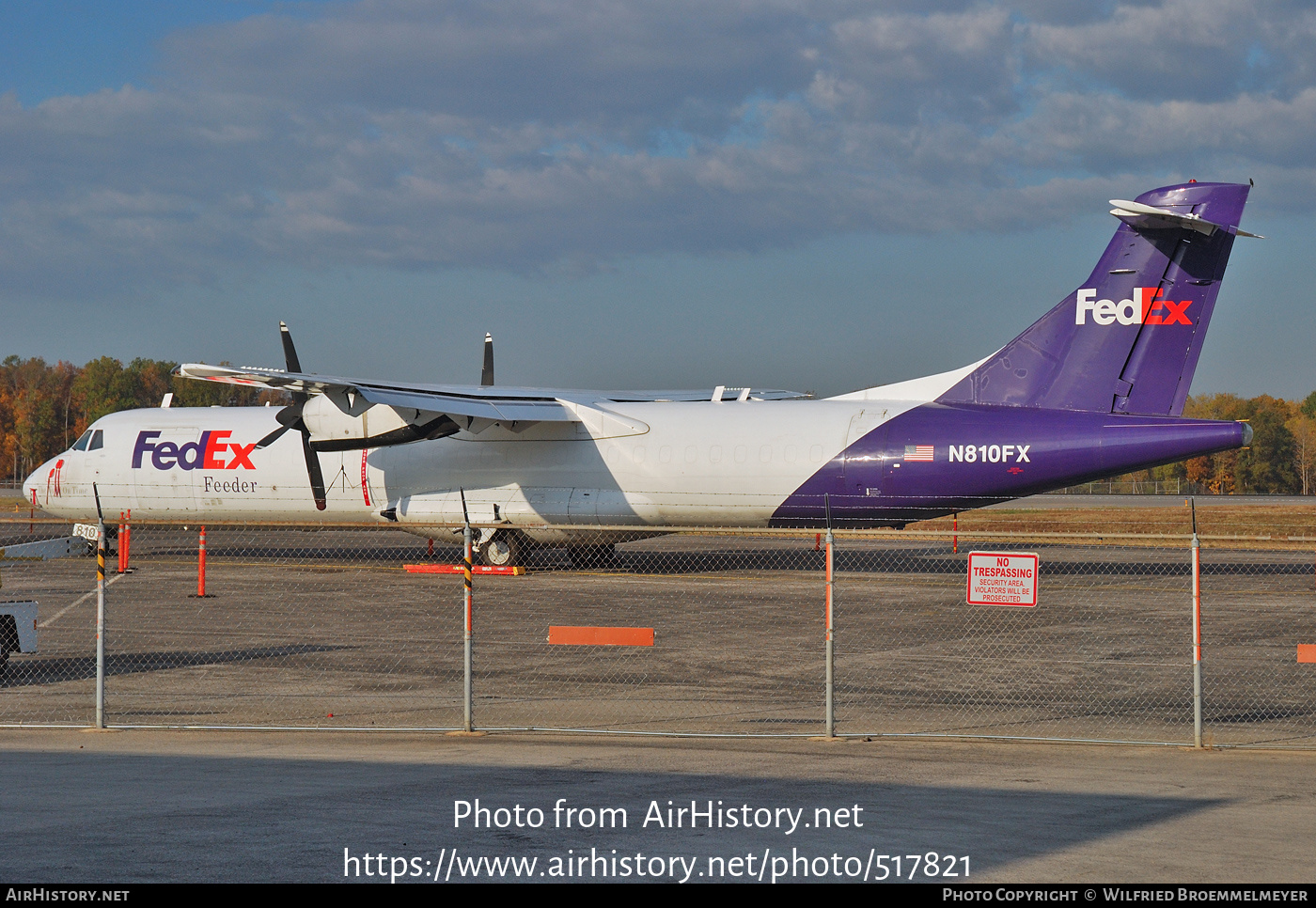 Aircraft Photo of N810FX | ATR ATR-72-202/F | FedEx Express - Federal Express | AirHistory.net #517821