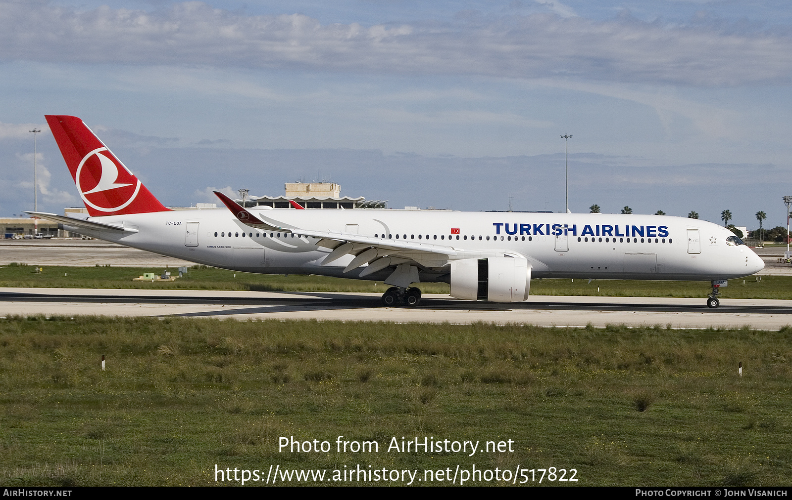 Aircraft Photo of TC-LGA | Airbus A350-941 | Turkish Airlines | AirHistory.net #517822