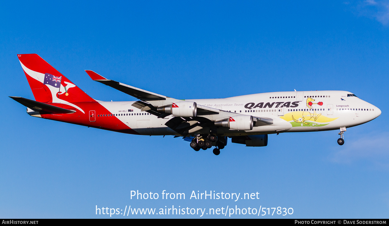 Aircraft Photo of VH-OEJ | Boeing 747-438/ER | Qantas | AirHistory.net #517830