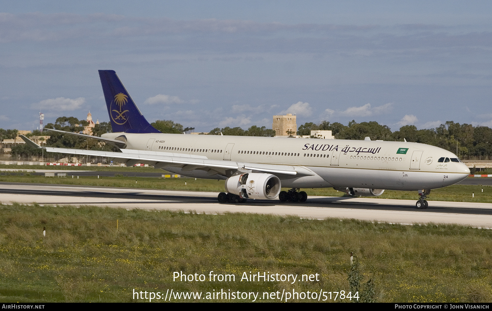 Aircraft Photo of HZ-AQ24 | Airbus A330-343E | Saudia - Saudi Arabian Airlines | AirHistory.net #517844