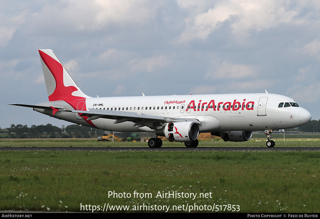 Aircraft Photo of CN-NML | Airbus A320-214 | Air Arabia | AirHistory.net #517853